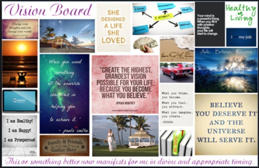 Powerpoint Vision Board Template